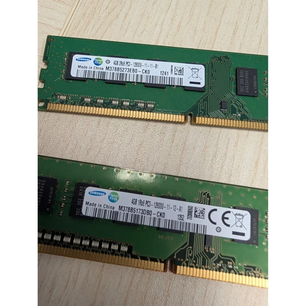 Samsung 8GB (2x4GB) PC3-12800U DDR3-1600MHz 240-Pin Desktop RAM Memory Kit
